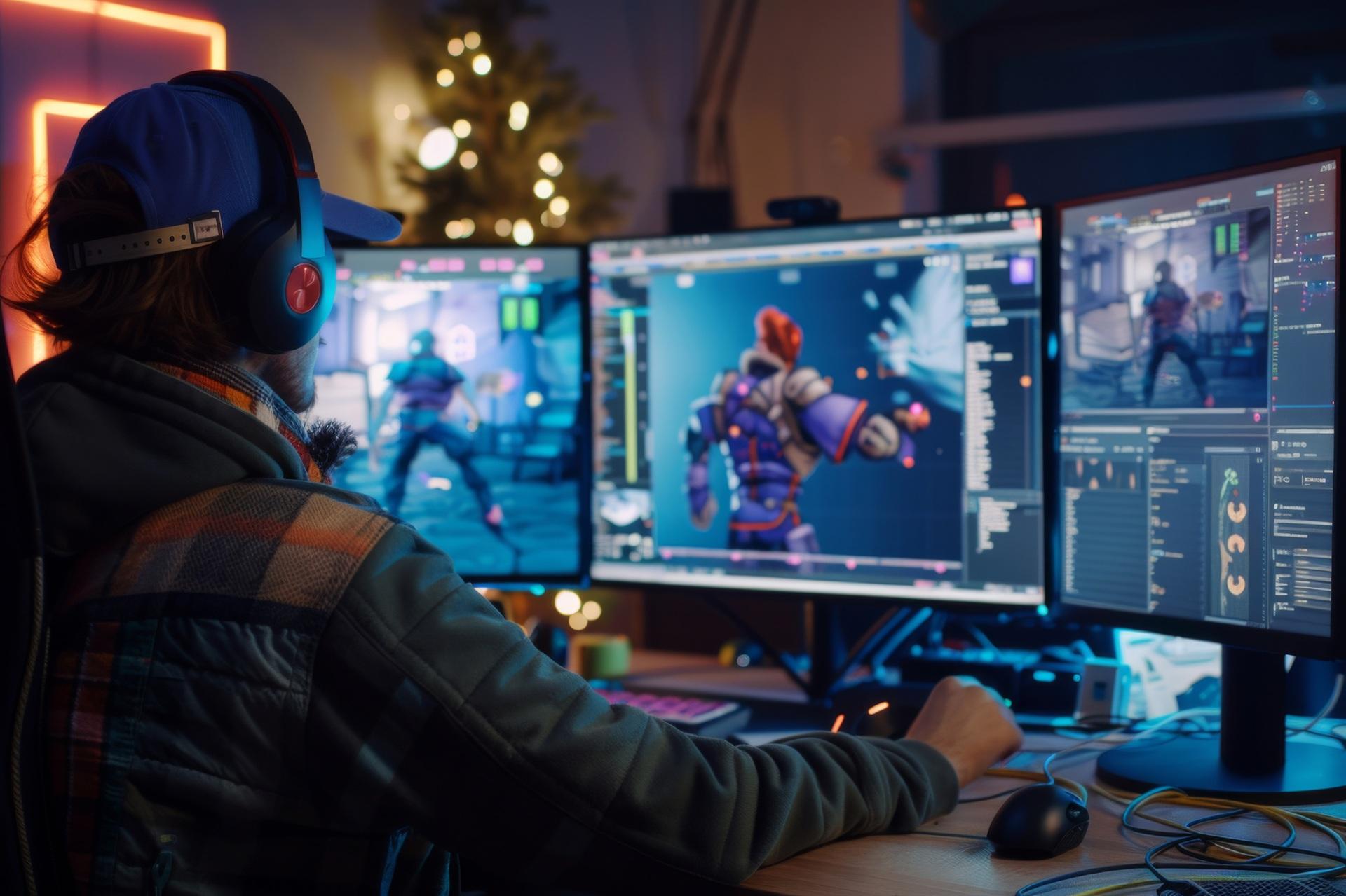 Entwickler arbeitet an animierter Spielfigur | Palworld Server